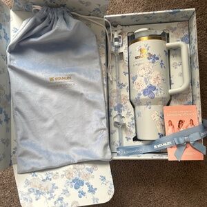 Love Shack Fancy Stanley Quencher 40 Oz Everblooming Rosettes (New with box)